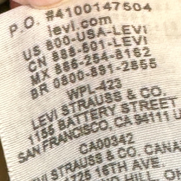 Levi’s 550 Plus Size Relaxed High Rise Baggy Tapered Unisex Mom Dad Jeans - Picture 12 of 13